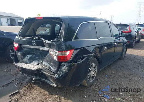 2012 Honda Odyssey Ex-L from USA, damaged, VIN 5FNRL5H68CB099399